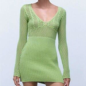 Zara crochet dress